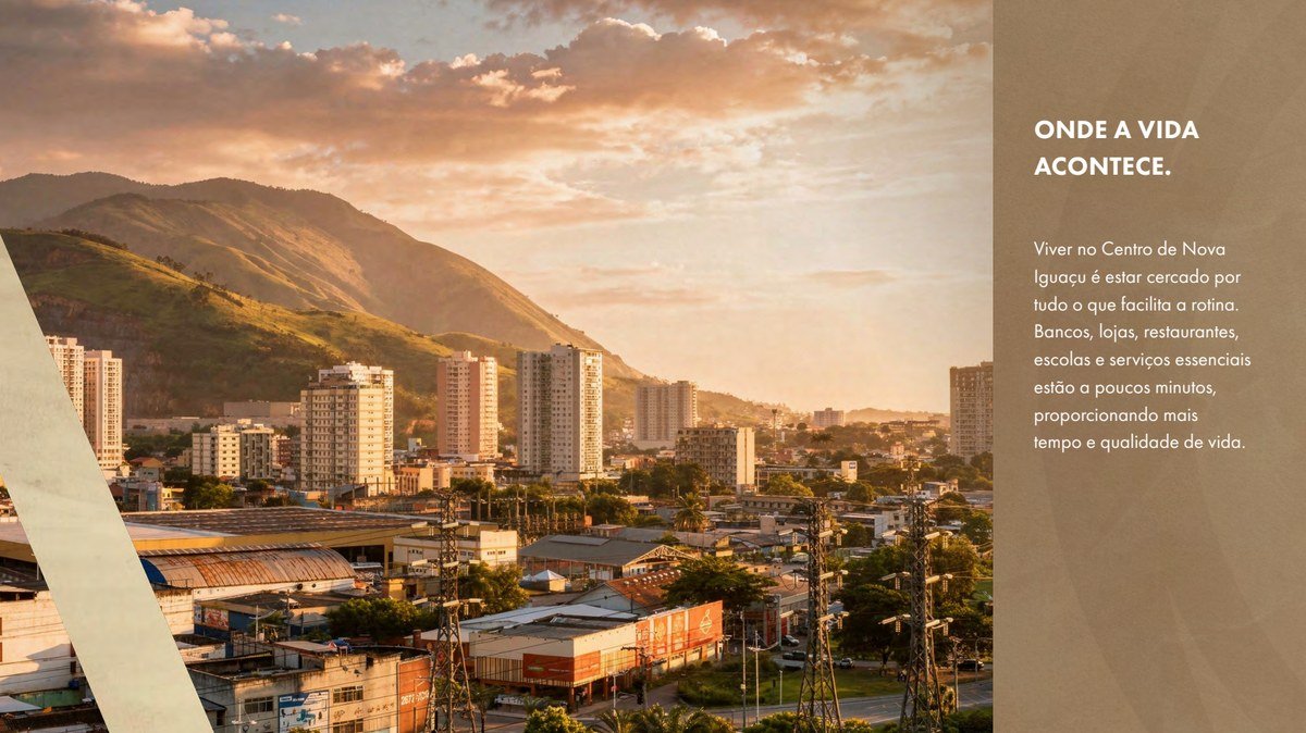 Vista urbana de Nova Iguaçu usada no book do Elevato